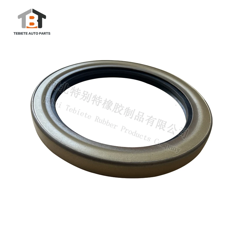 127*165.1*16 TA Oil Seal With Retainer For Randon Trailer  Anti-Drop High Pressure Resistant Tear Resistant Double Lip Leak-Proof Dust-Proof OE 00310B