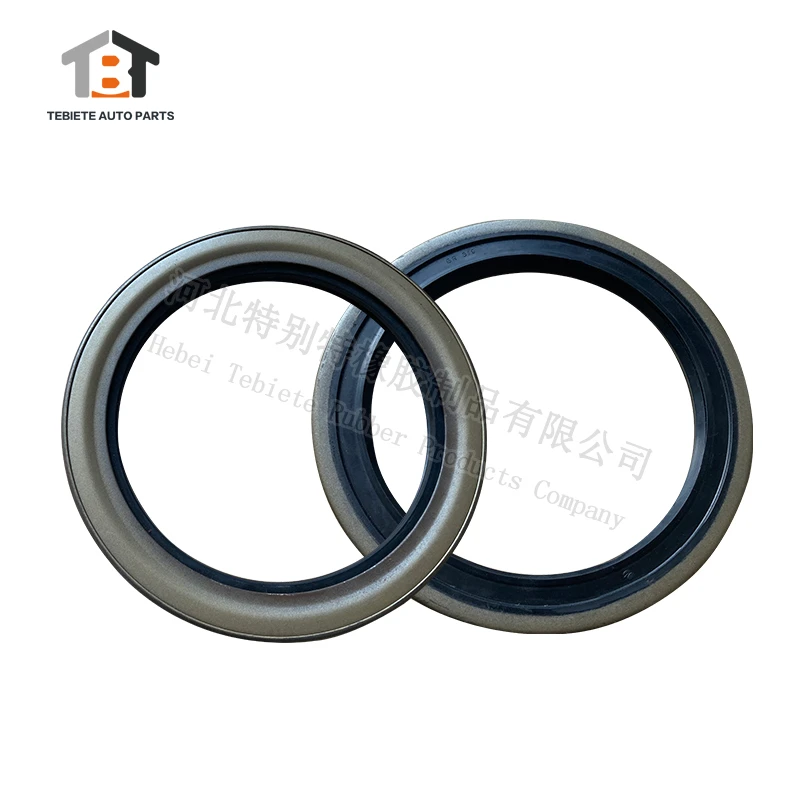 127*165.1*16 TA Oil Seal With Retainer For Randon Trailer  Anti-Drop High Pressure Resistant Tear Resistant Double Lip Leak-Proof Dust-Proof OE 00310B