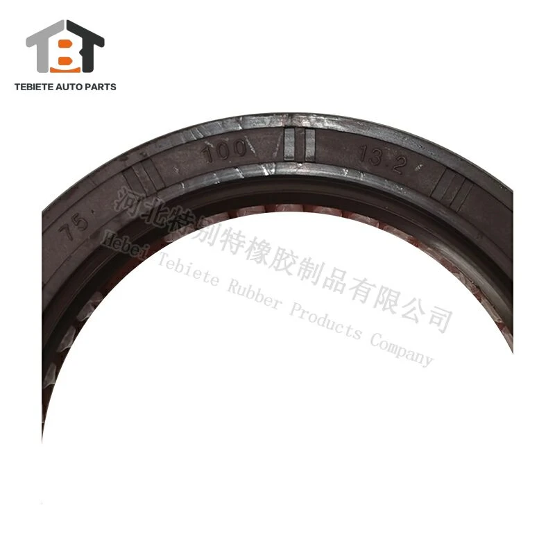 2 Layers Double Lip Oil Seal 75x100x13.2 Cover Rubber OE 40001880 / 40001883 Fit FAW