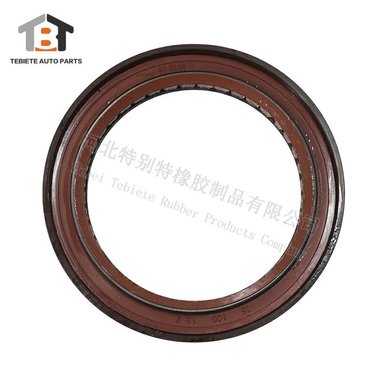 2 Layers Double Lip Oil Seal 75x100x13.2 Cover Rubber OE 40001880 / 40001883 Fit FAW